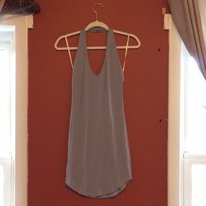 Halter Neck Backless Low Cut Mini Dress